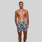 Roscoe Green Mens Swim Trunks - Bondi Joe Swimwear
