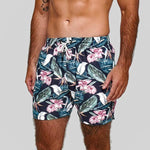 Roscoe Green Mens Swim Trunks - Bondi Joe Swimwear