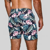 Roscoe Green Mens Swim Trunks - Bondi Joe Swimwear