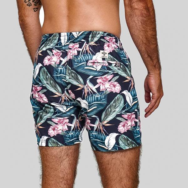 Roscoe Green Mens Swim Trunks - Bondi Joe Swimwear