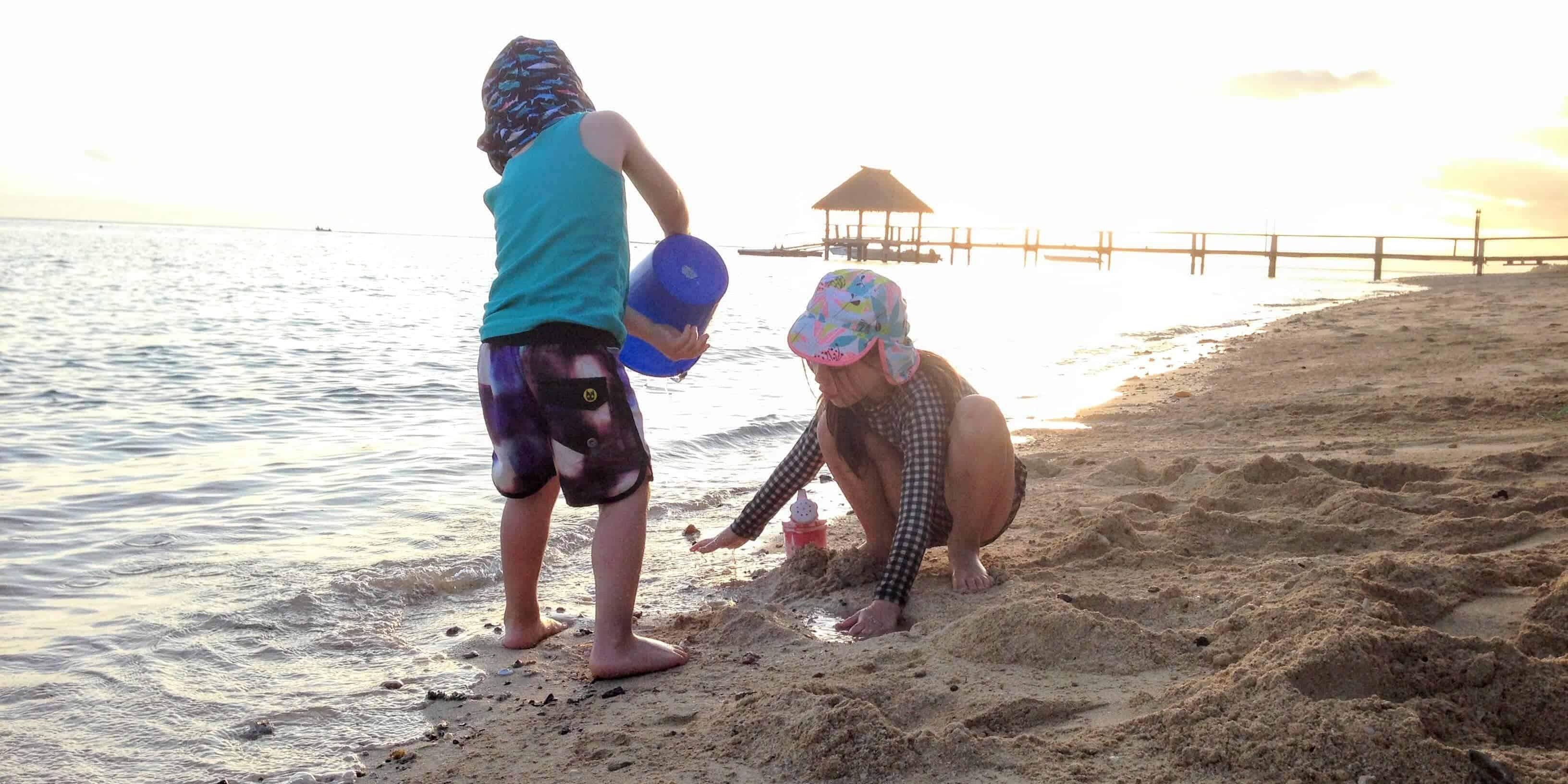 Surviving a day at the beach with kids-Bondi Joe Swimwear