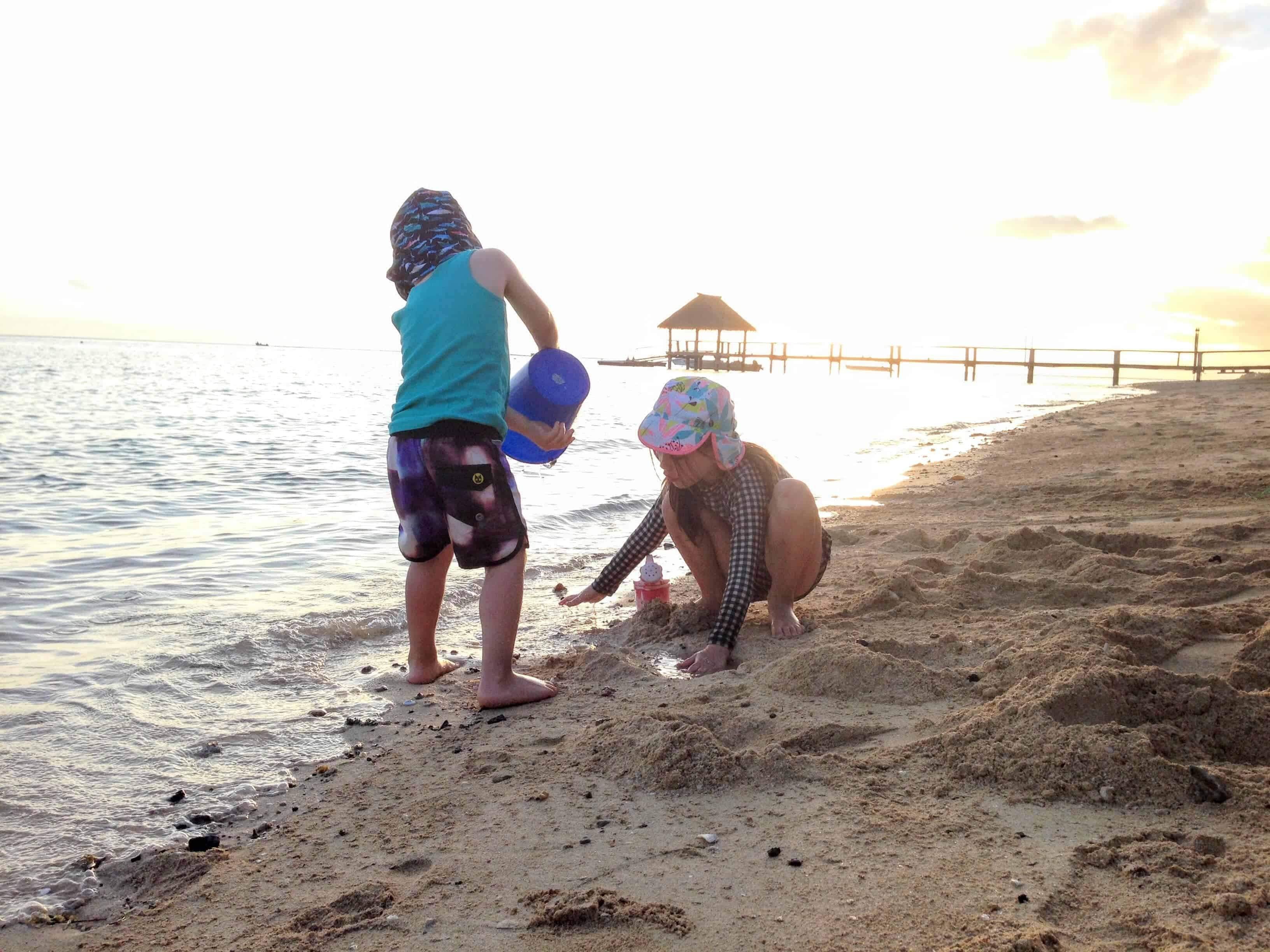 Surviving a day at the beach with kids-Bondi Joe Swimwear