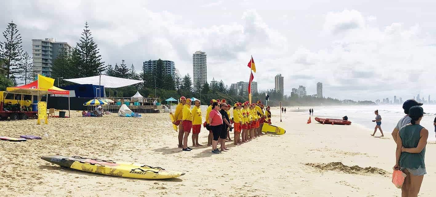 Swimming at Burleigh Heads-Bondi Joe Swimwear