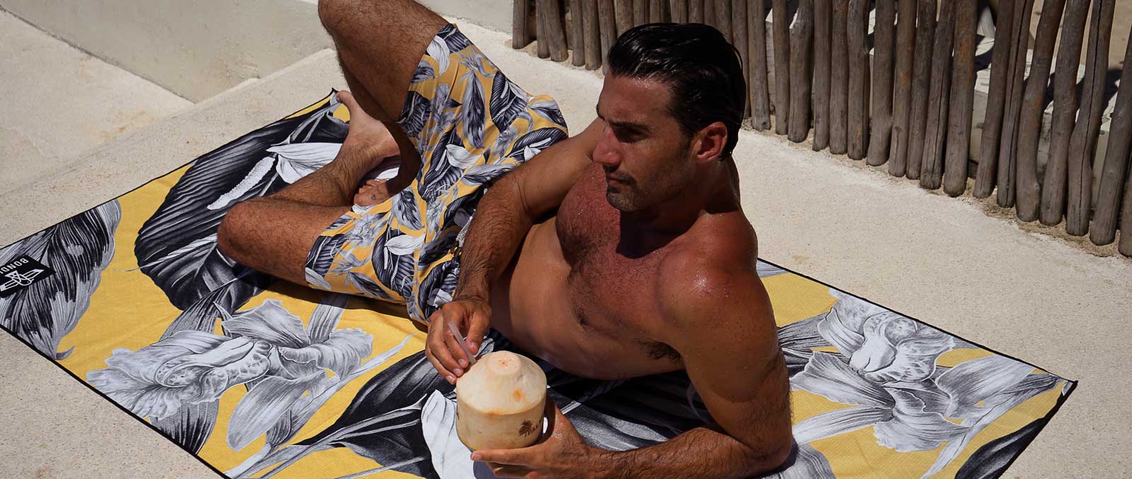 Tropical Elegance: Mens Swim shorts That Shine in Barbados