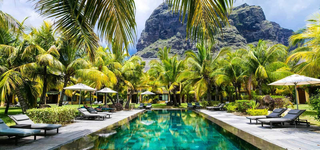 Relaxing at the Hotel Pool