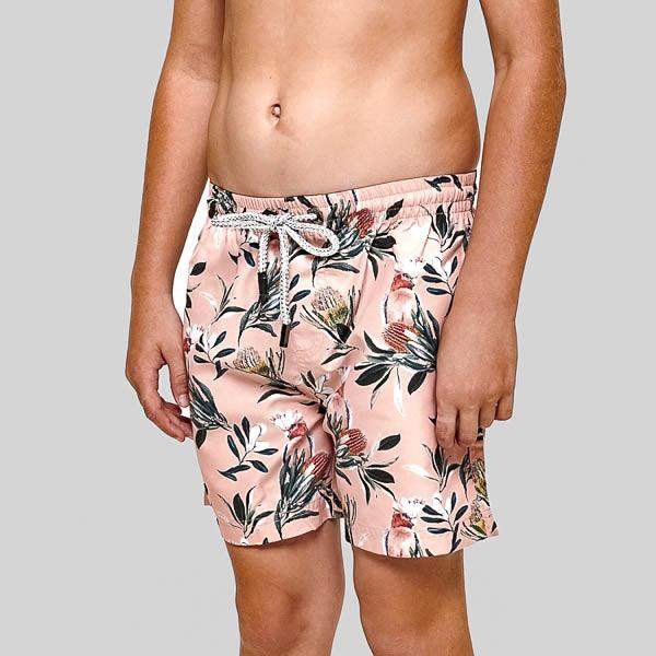 Banksia Boys Swim Trunks - Bondi Joe Swimwear