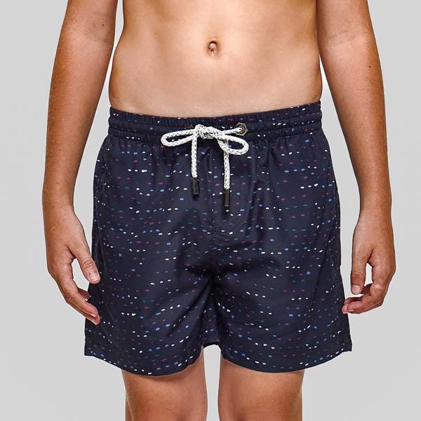 Anglesea Blue Boys Swim Trunks - Bondi Joe Swimwear