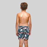 Roscoe Green Boys Swim Trunks - Bondi Joe Swimwear