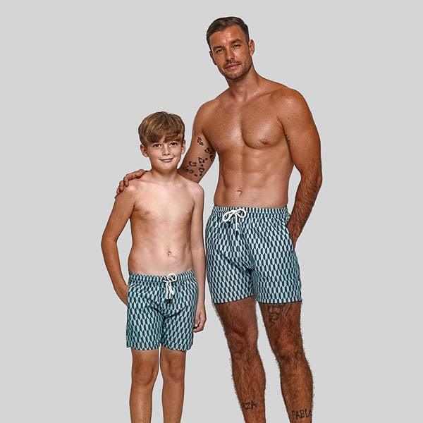Father Son Matching Swim Trunks Bondi Joe Swimwear father-son-matching-swim-trunks-bondi-joe-swimwear