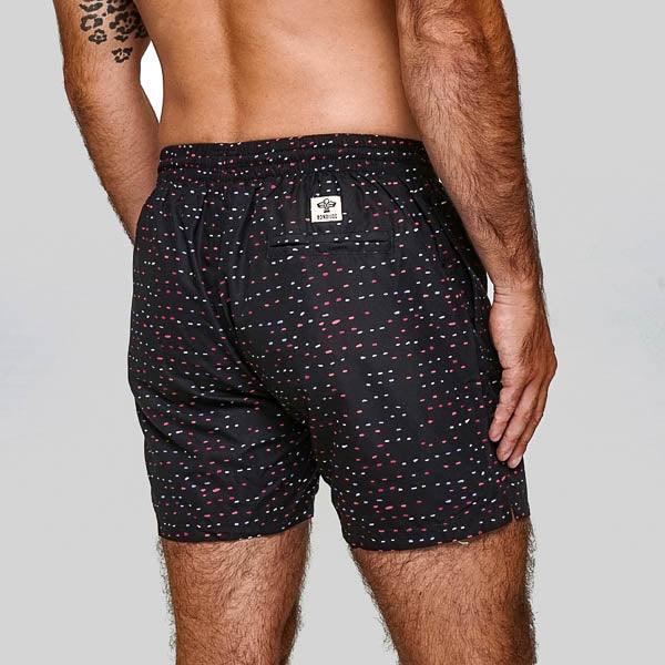 Anglesea Black Mens Swim Trunks - Bondi Joe Swimwear
