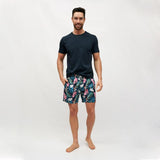 Roscoe Green Mens Swim Trunk-Bondi Joe Swimwear