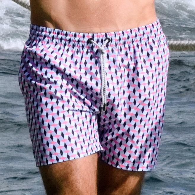 Men's Purple Swim Trunks & Swimwear